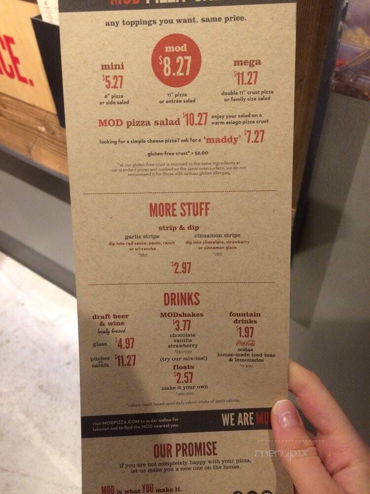 MOD Pizza - Vienna, VA menu_pic