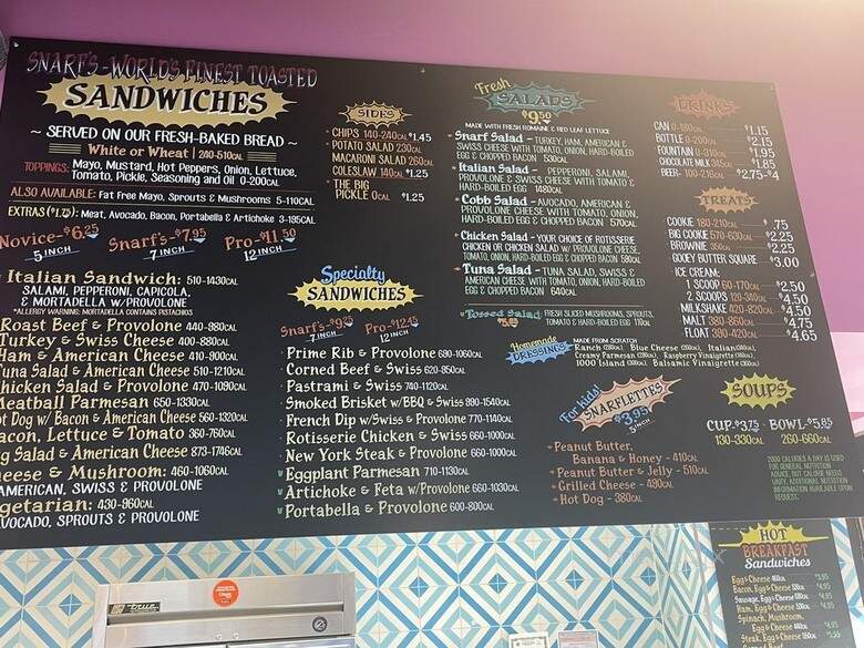 Snarf's - St. Louis, MO menu_pic