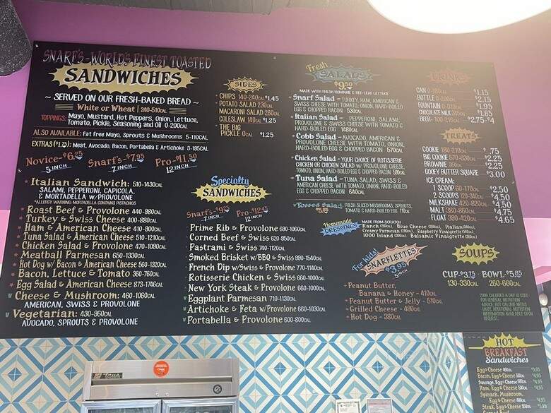 Snarf's - St. Louis, MO menu_pic