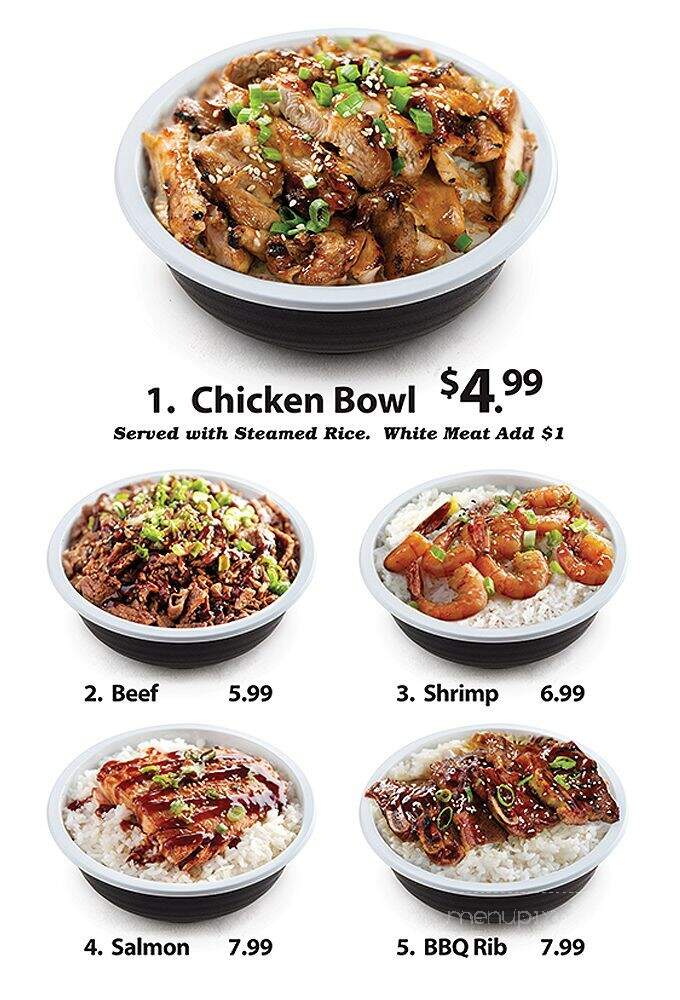Tasty Bowl - Mission Viejo, CA menu_pic