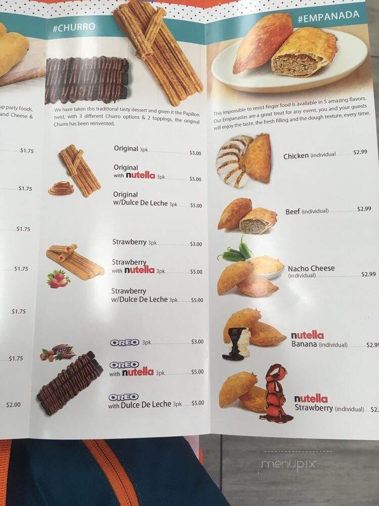 Papillon International Bakery - Los Angeles, CA menu_pic