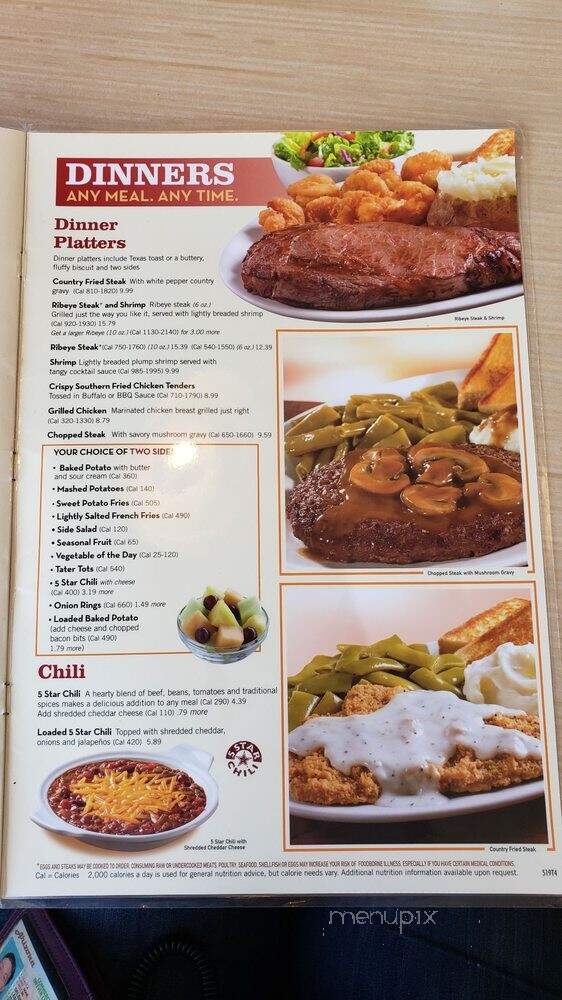 Huddle House - Brilliant, AL menu_pic
