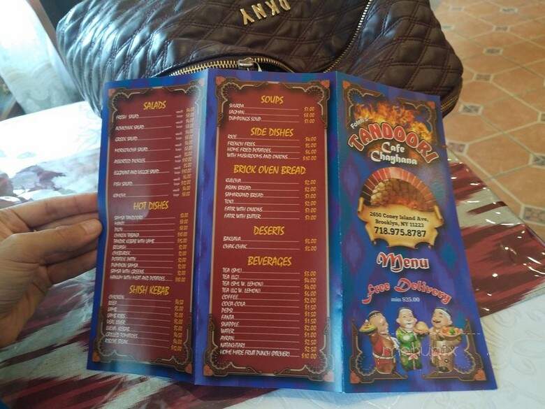 Foteh's Tandoori Cafe Chayhana - Sheepshead Bay, NY menu_pic