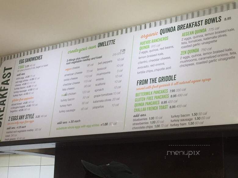 Fresh - New York, NY menu_pic