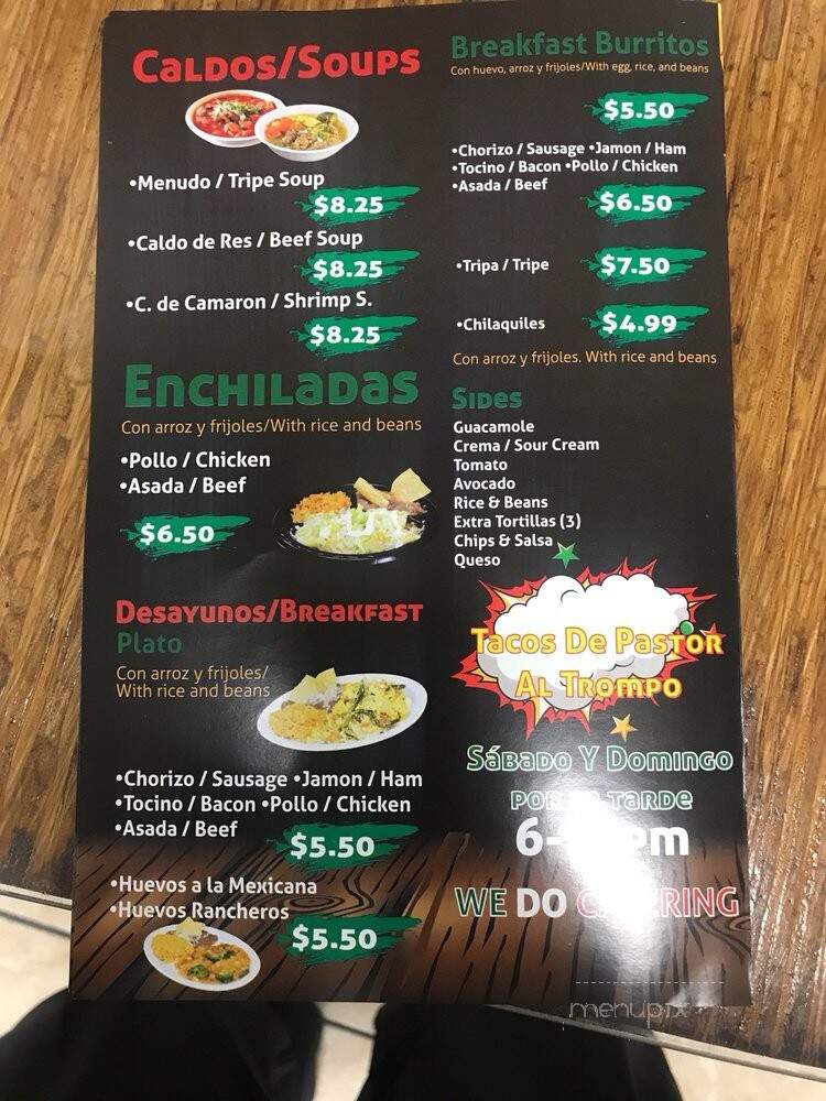 Gordos Tacos - Los Angeles, CA menu_pic