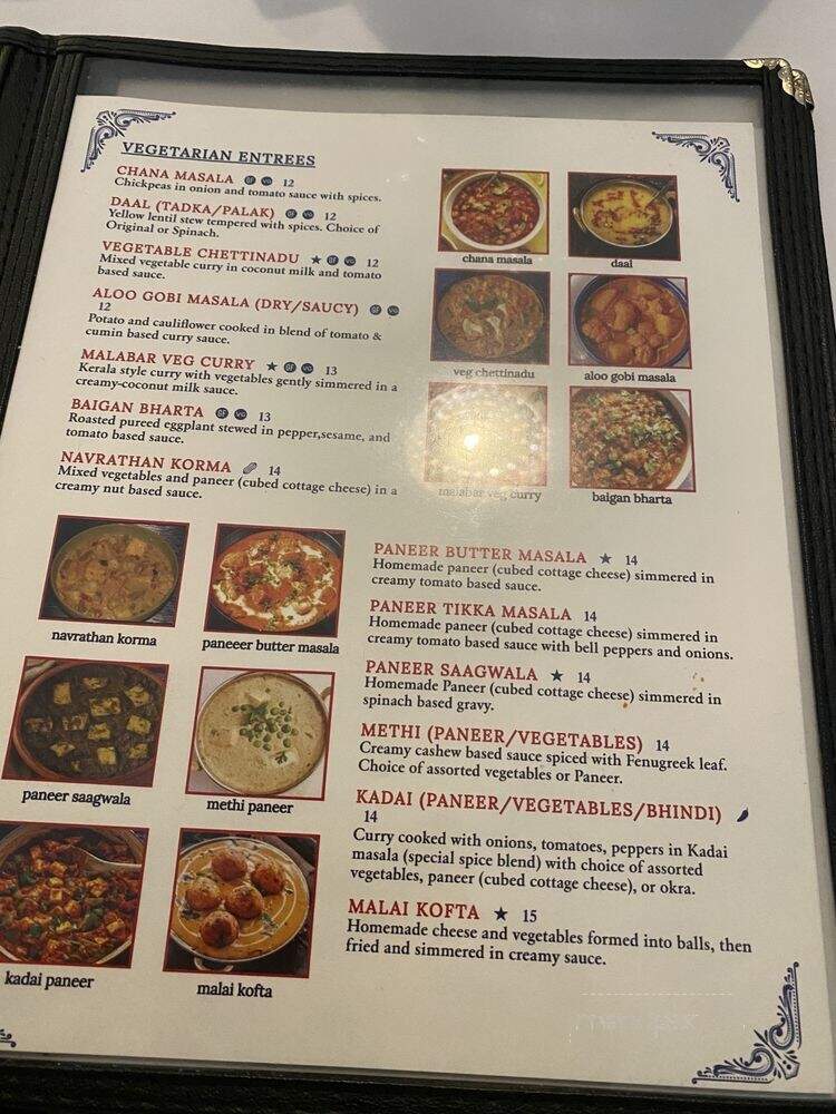 Persis Indian Grill - Greenville, SC menu_pic
