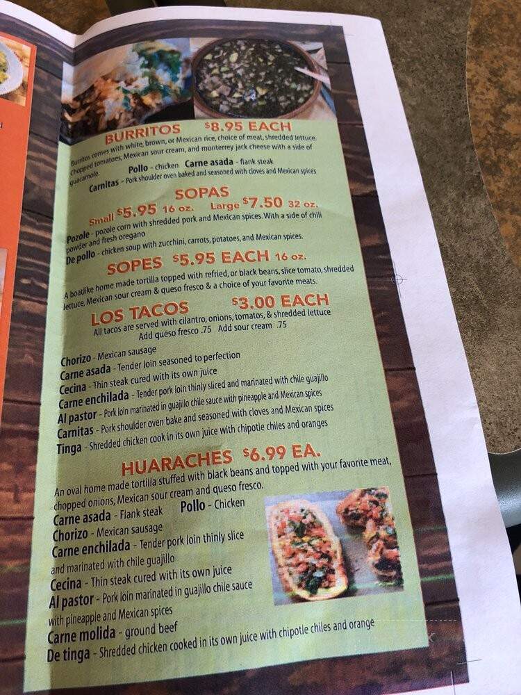 Tio Nacho - Yonkers, NY menu_pic