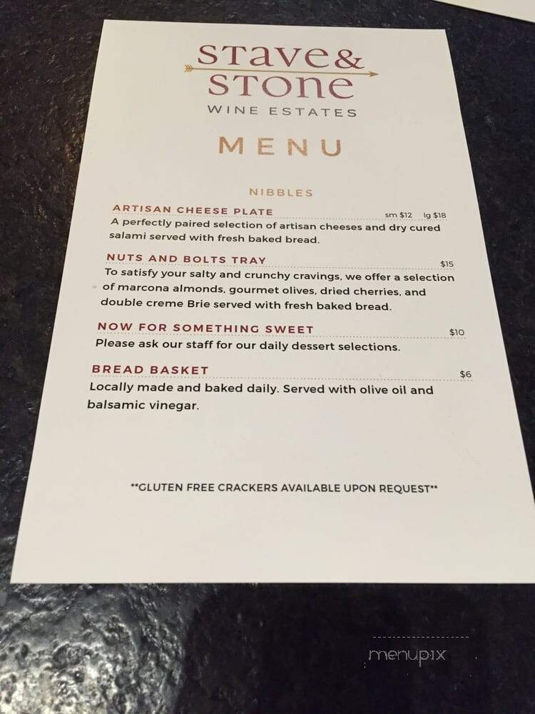 Stave and Stone - Hood River, OR menu_pic