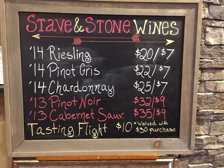Stave and Stone - Hood River, OR menu_pic