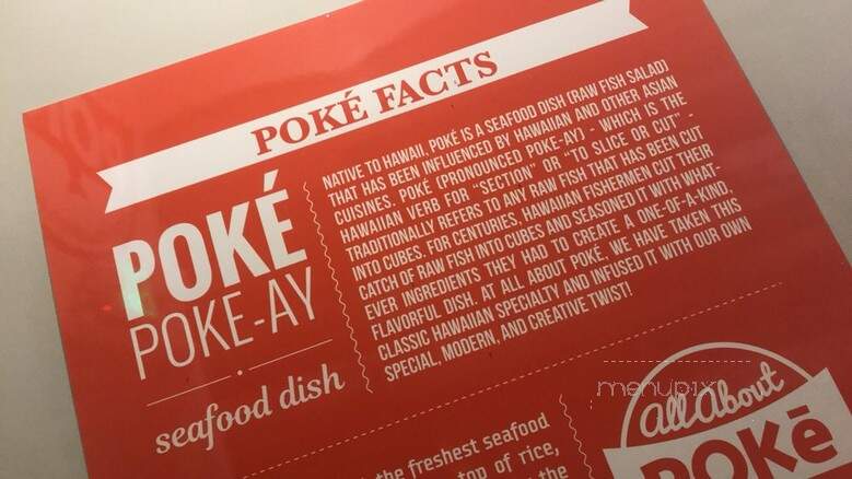 All About Poke - Burbank, CA menu_pic
