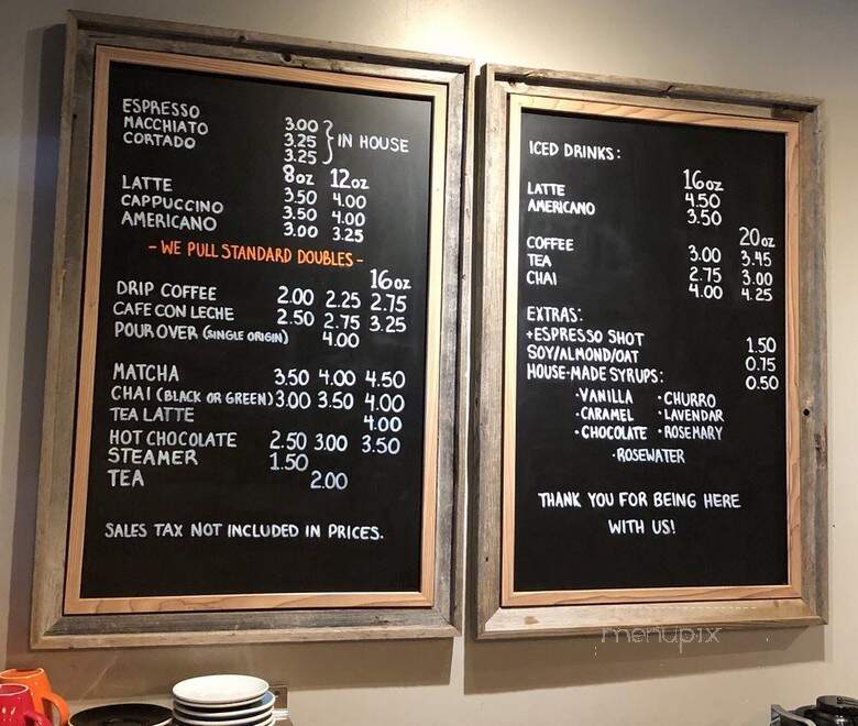 First Village Coffee - Ossining, NY menu_pic