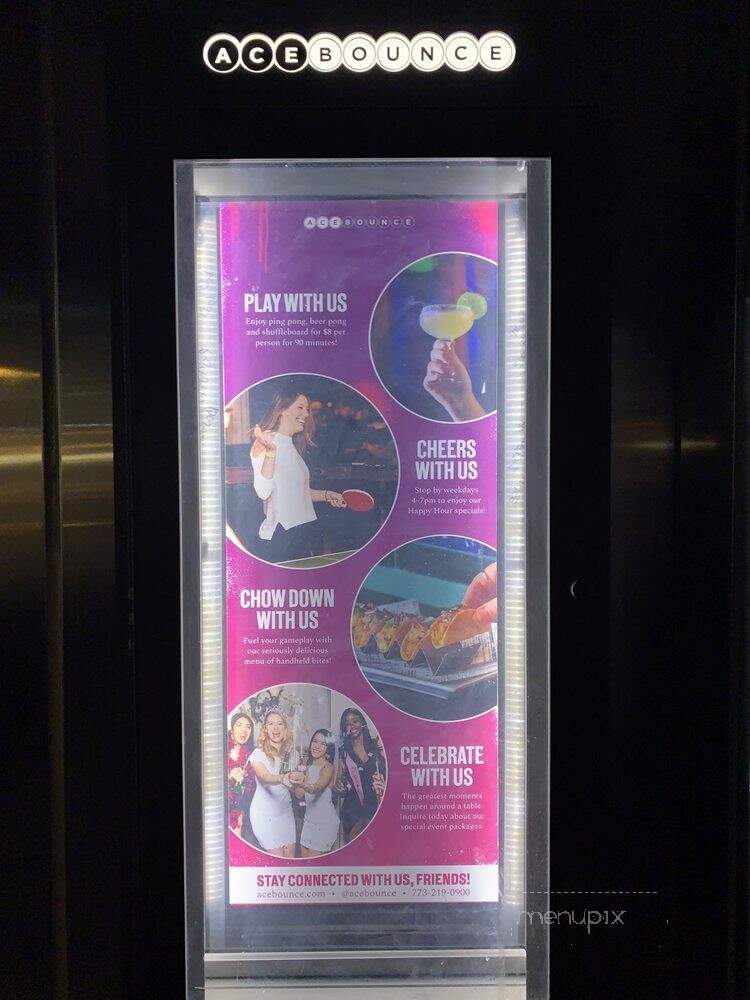 AceBounce - Chicago, IL menu_pic