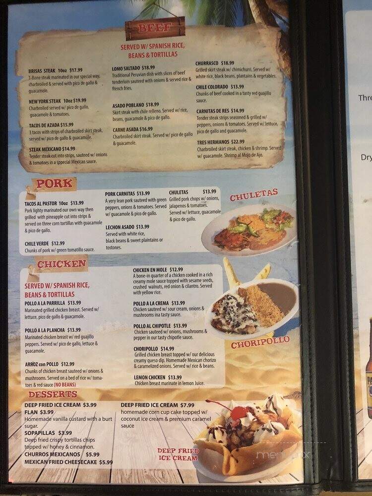 El Paso Mexican Grill - Pensacola, FL menu_pic