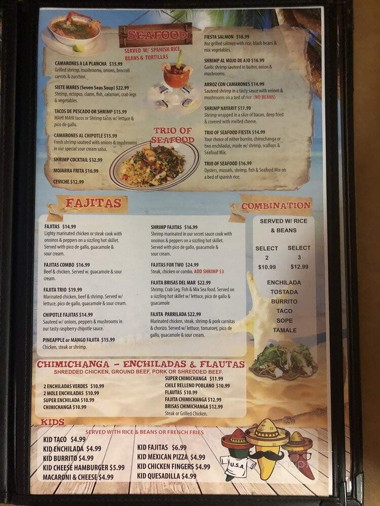 El Paso Mexican Grill - Pensacola, FL menu_pic