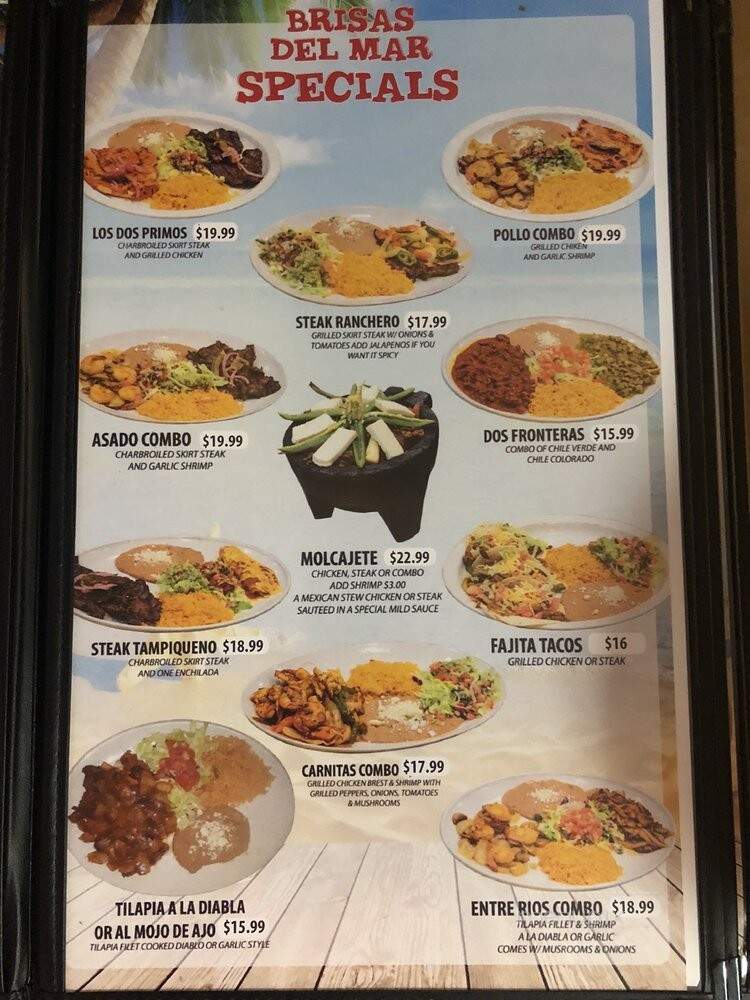 El Paso Mexican Grill - Pensacola, FL menu_pic