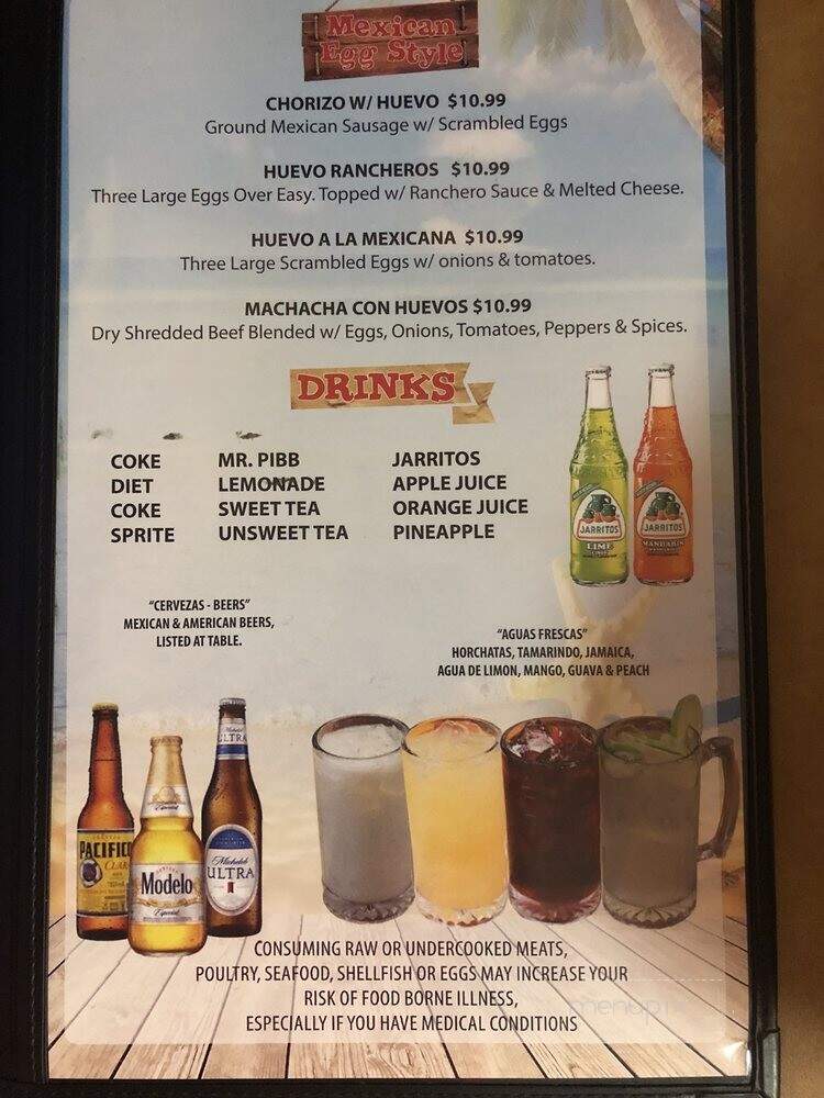 El Paso Mexican Grill - Pensacola, FL menu_pic