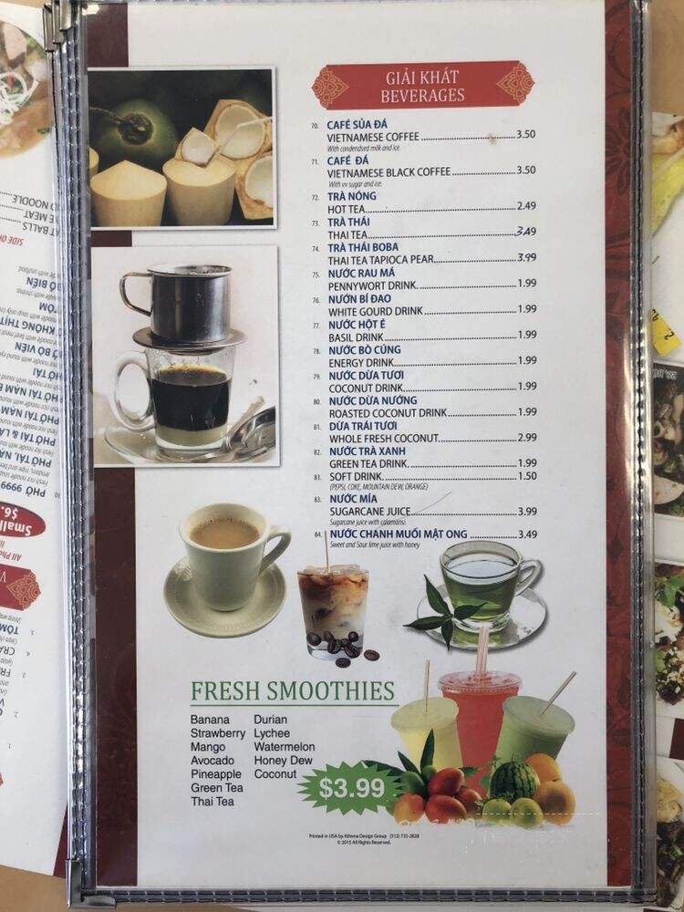 Pho 9999 - Davenport, IA menu_pic