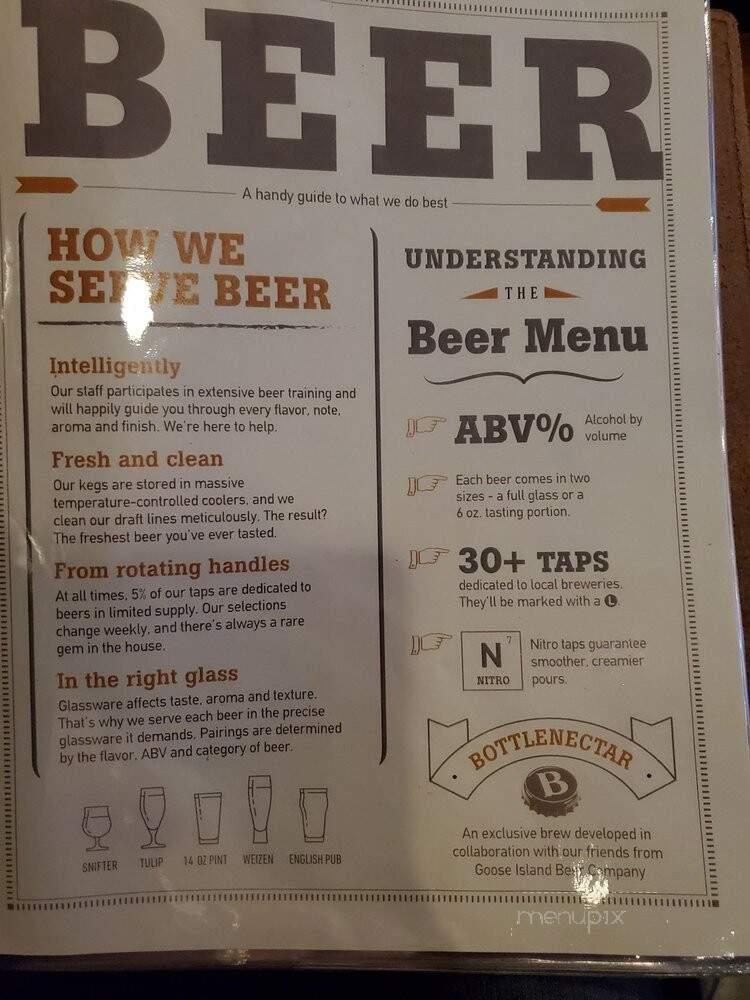 Old Town Pour House - Naperville, IL menu_pic