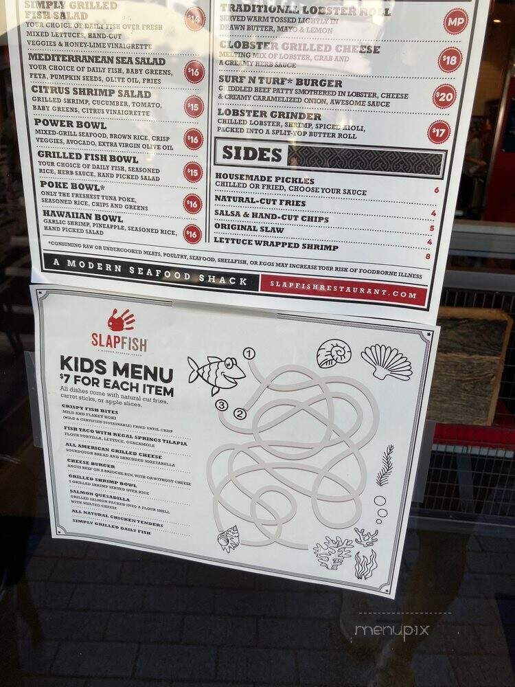 Slapfish - San Clemente, CA menu_pic