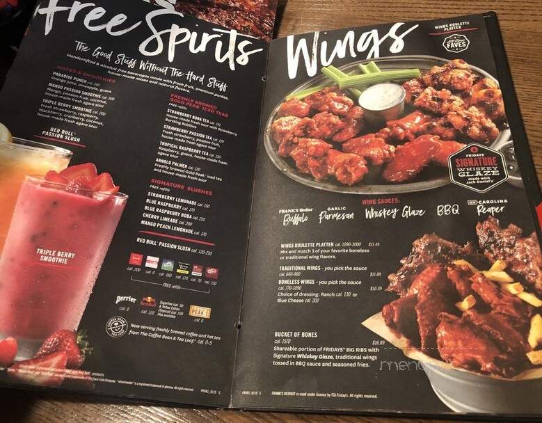 TGI Fridays - Bridgeport, WV menu_pic