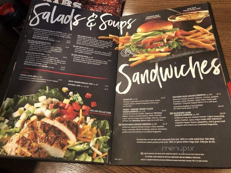 TGI Fridays - Bridgeport, WV menu_pic