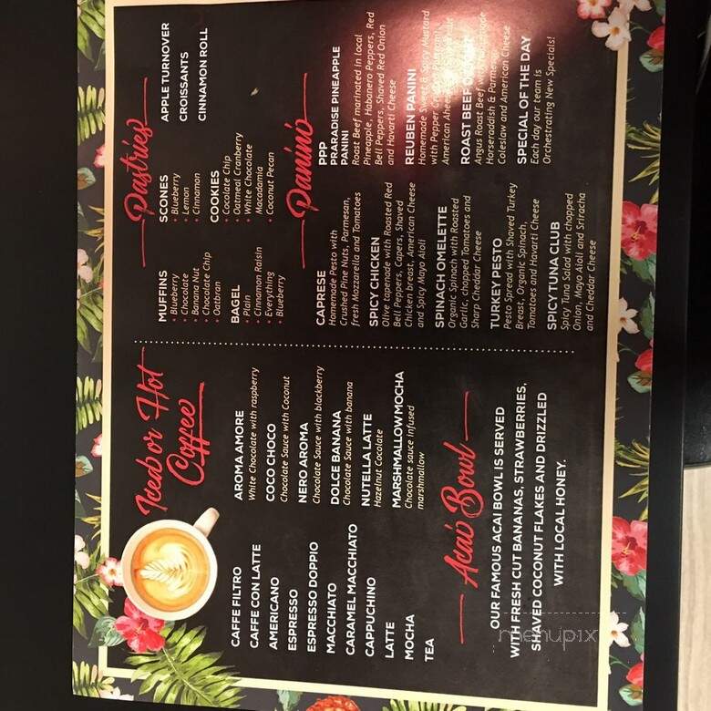 Hawaiian Aroma Caffe - Honolulu, HI menu_pic