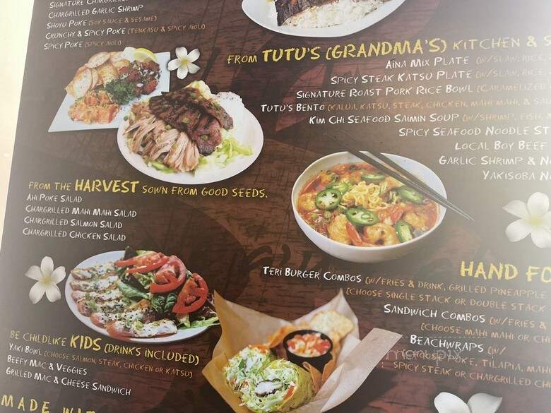 Nalu's Hawaiian Grill - Lake Forest, CA menu_pic