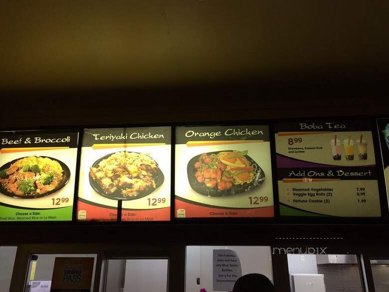 Chop Six Fresh Asian Cuisine - Vallejo, CA menu_pic