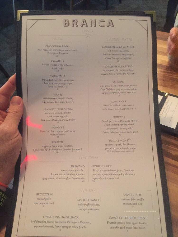 Branca Midtown - Rochester, NY menu_pic