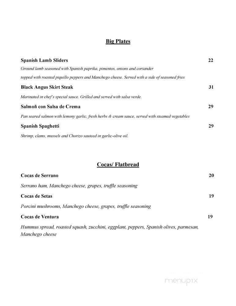 Manchego Koko - Brooklyn, NY menu_pic