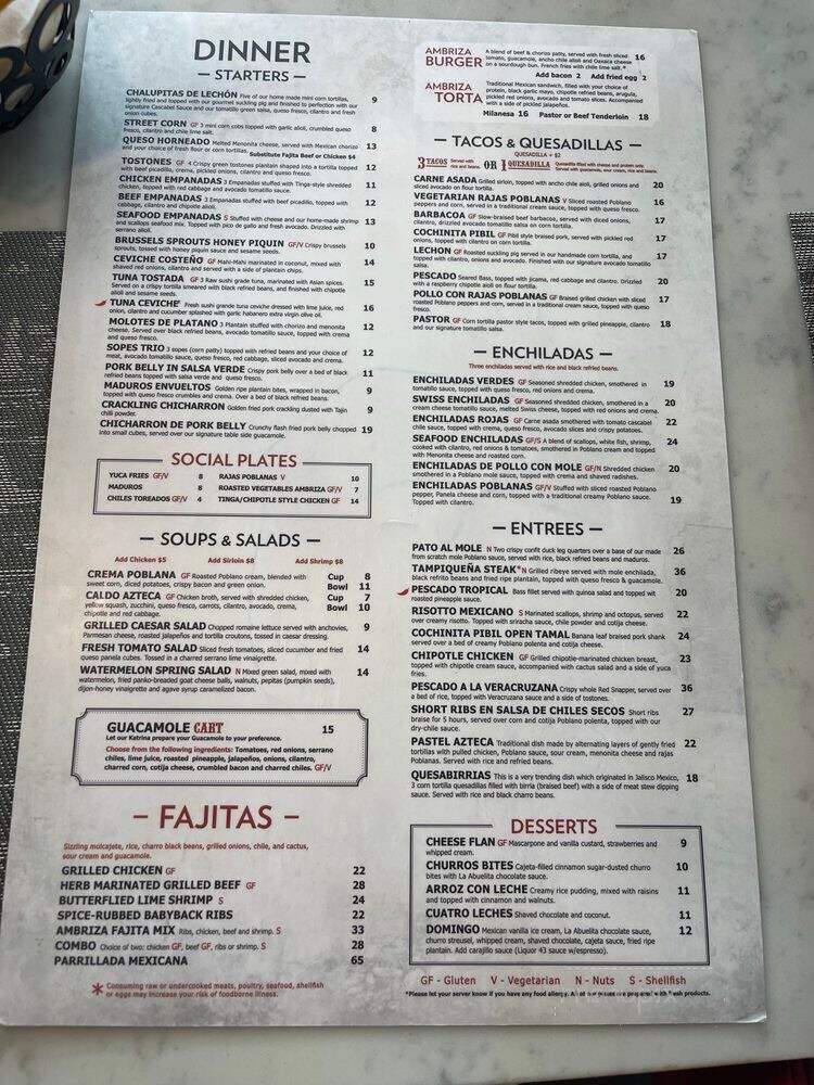 Ambriza Social Mexican Kitchen - Houston, TX