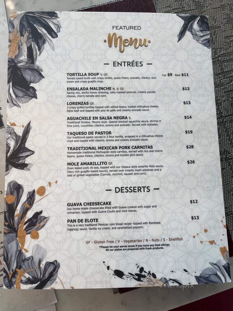 Ambriza Social Mexican Kitchen - Houston, TX menu_pic