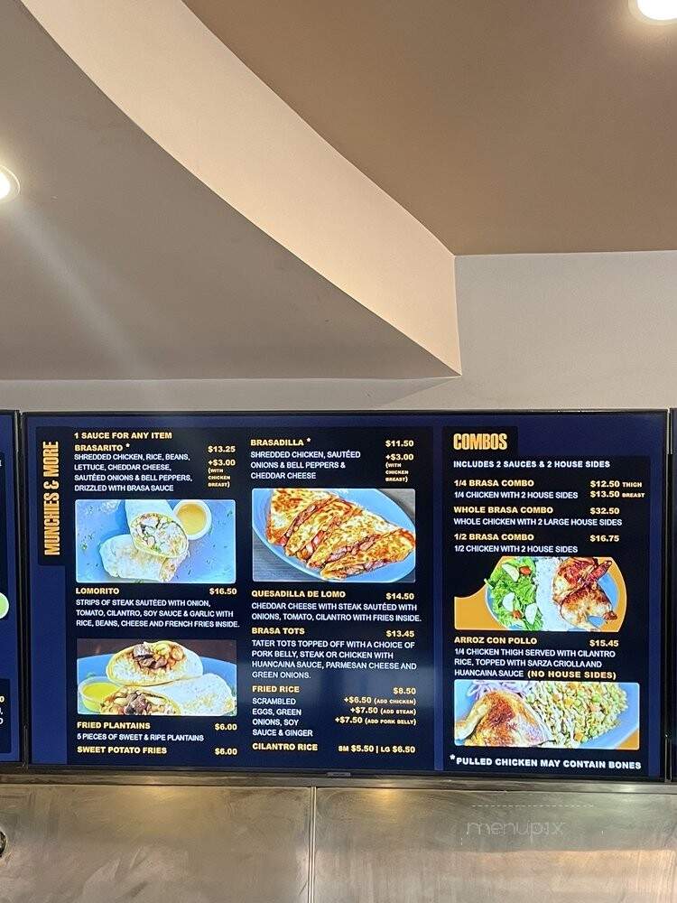 BRASA Rotisserie - Santa Ana, CA menu_pic