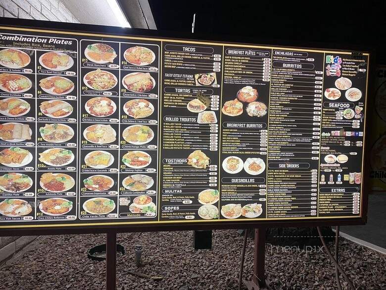 Castaneda Mexican Food - Hemet, CA menu_pic