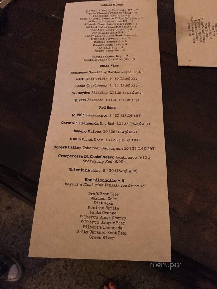 Paulie Gee's Logan Square - Chicago, IL menu_pic