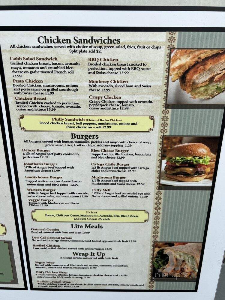 Old Town Grill - Auburn, CA menu_pic