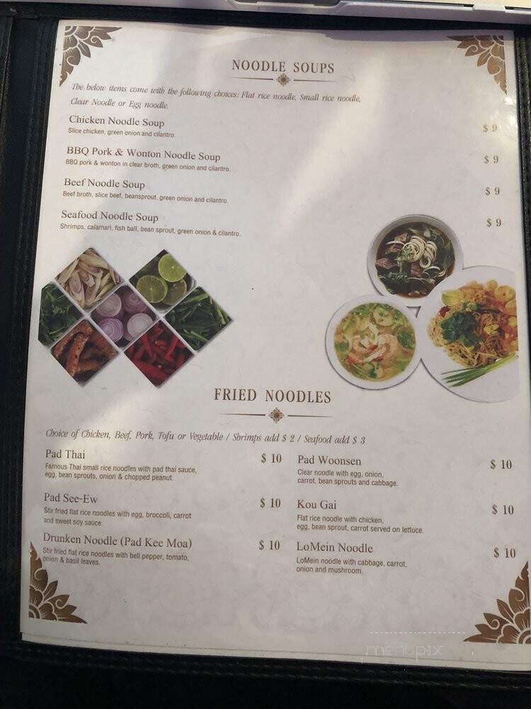 Tuk Tuk Thai - Fort Worth, TX menu_pic