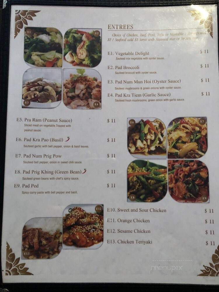 Tuk Tuk Thai - Fort Worth, TX menu_pic