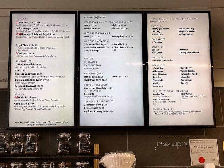 Empire Tea and Coffee - Bristol, RI menu_pic
