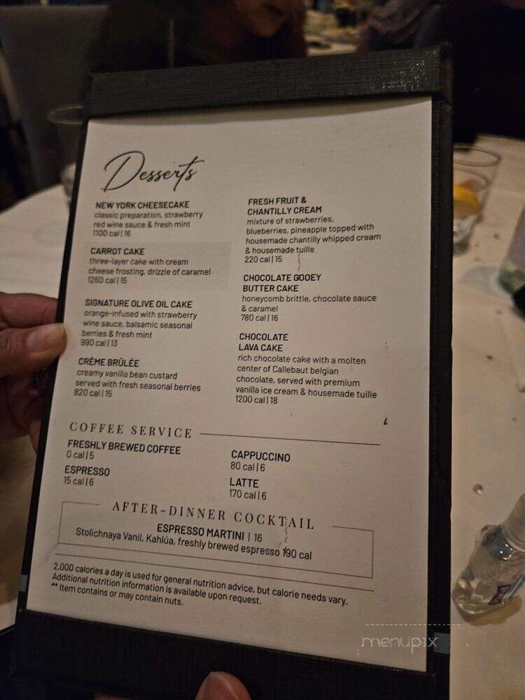 Fleming's Prime Steakhouse & Wine Bar - Pasadena, CA menu_pic