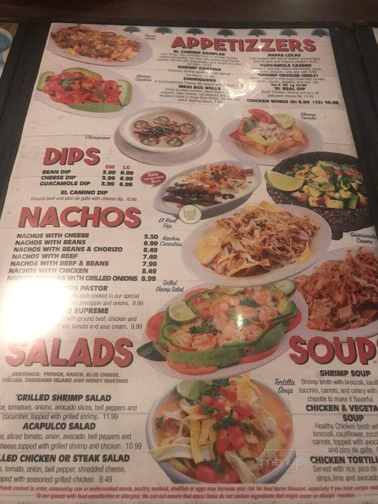 El Jinete - Ooltewah, TN menu_pic
