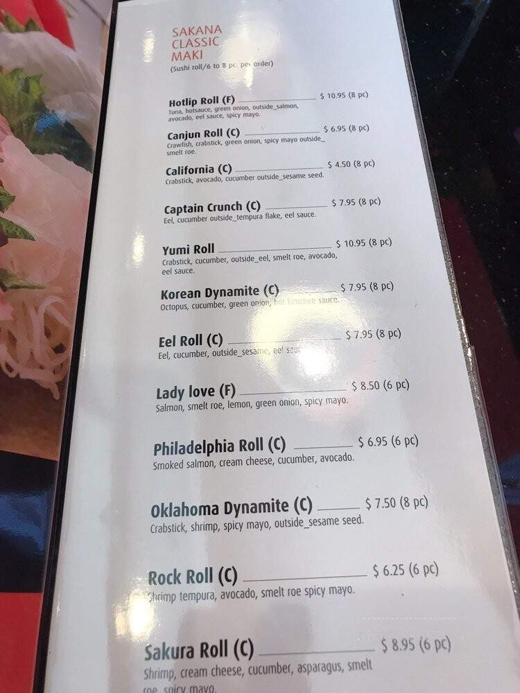 Sakana Sushi Bar & Grill - Oklahoma City, OK