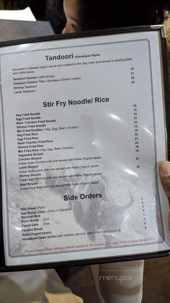 Jewel of Himalaya Restaurant - Scarsdale, NY menu_pic