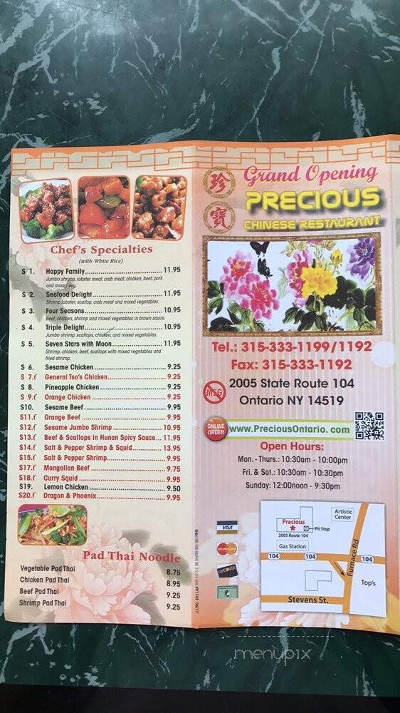 Precious Chinese Restaurant - Ontario, NY