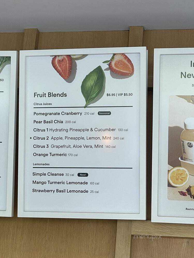 Pressed Juicery - Los Angeles, CA menu_pic