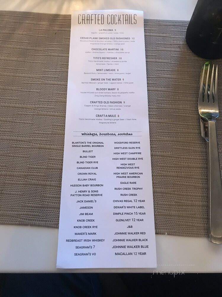 Crafted Americana - Lake Geneva, WI menu_pic