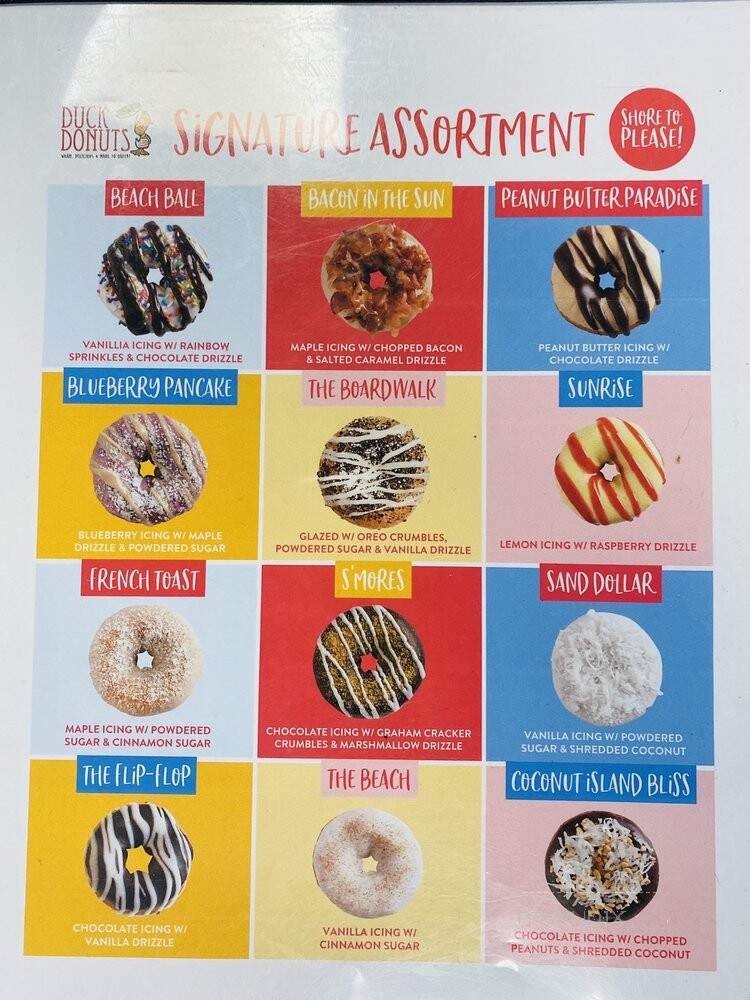 Duck Donuts - Knoxville, TN menu_pic
