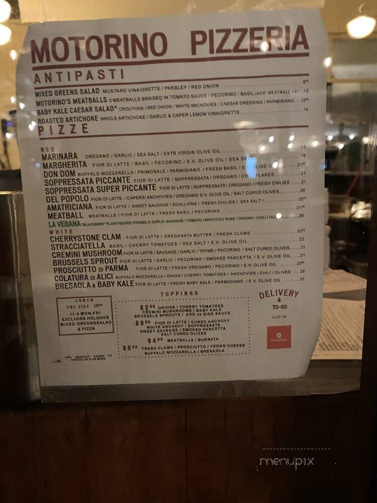 Motorino - New York, NY