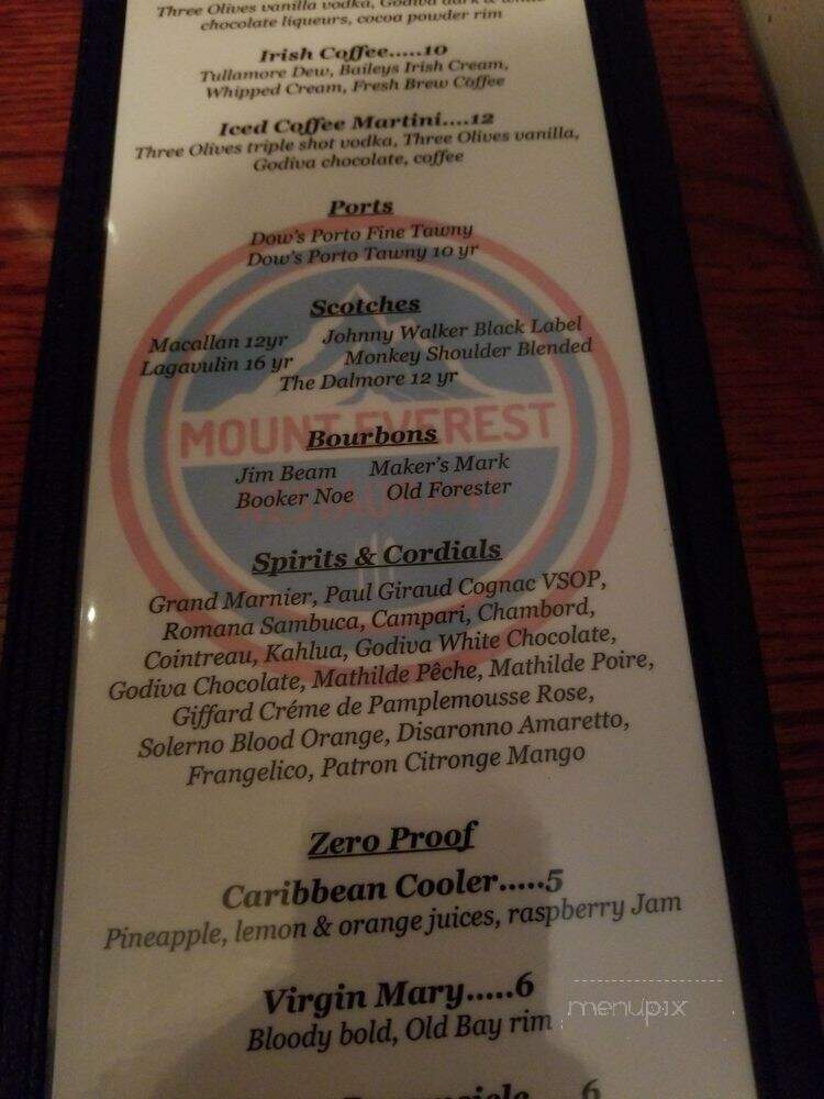 Mount Everest Restaurant & Bar - Baltimore, MD