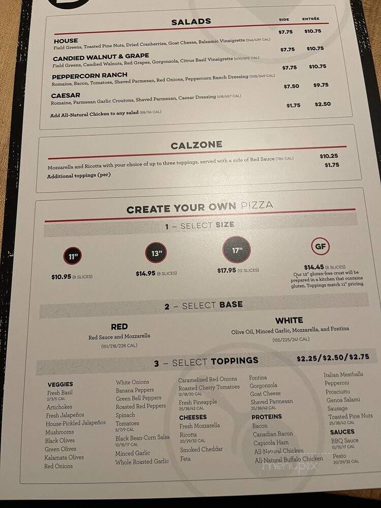Dewey's Pizza - Overland Park, KS menu_pic